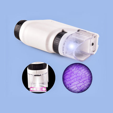 Lighted Microscope for Kids, Handheld Microscope with Light