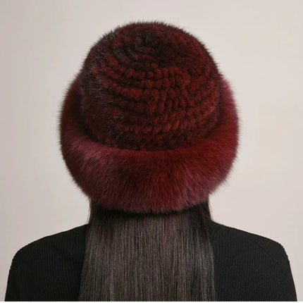 Real Mink Fur Hat – image 11