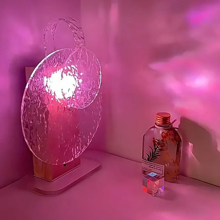 Sunset Ambiance Light with Adjustable Projection | Romantic Ocean Waves and Sunset Effects for Cozy Atmosphere