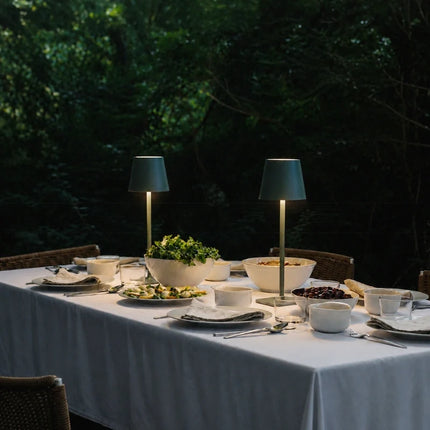 Dimmable Tall Cordless Table Lamp with Touch Control | Waterproof Design for Indoor and Outdoor Ambiance