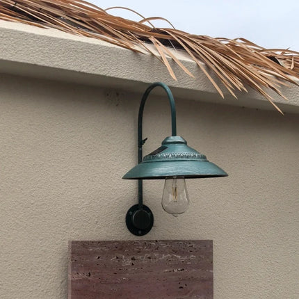 Vintage Solar-Powered Wall Light with Motion Sensor | Weather-Resistant Illumination for Patios and Gardens