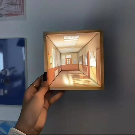 3D Illusion Art Light with Rechargeable Cordless Design | Customizable Mood Lighting for Home and Office Decor