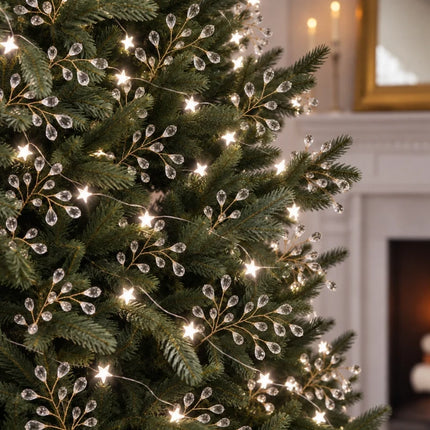 Decorative Branches with Crystal Beads, Christmas Tree Decorations – image 14