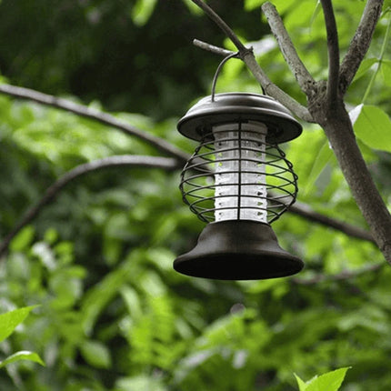 Solar Powered Mosquito Lantern with UV-A Zapper | Wireless Outdoor Light for Pest-Free Evenings