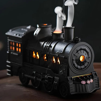 Steam Locomotive Humidifier with Nostalgic Design | Enhances Air Quality and Comfort with Essential Oils