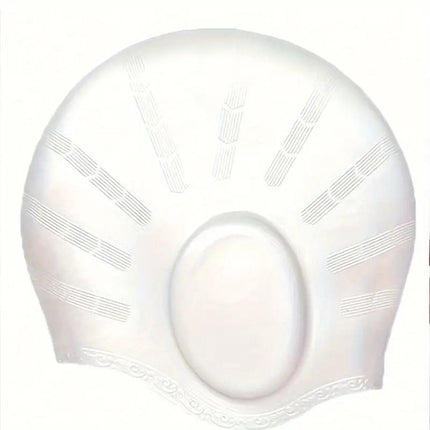 Silicone Swim Cap for Long Hair, Waterproof Swim Cap for Women and Men – image 6
