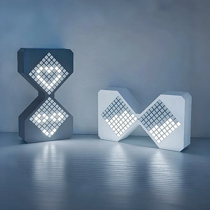 Hourglass Light with Customizable Time Flow | Cordless & Rechargeable Ambient Decor for Relaxation and Creativity