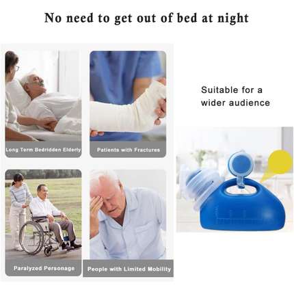 Urinal Bottle for Adults and Kids, Portable Urinal for Car and Travel – image 6