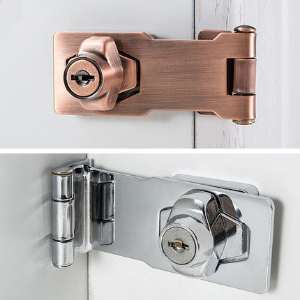 No Drill Door Lock with Keys, Cabinet Lock for Drawers and Lockers – image 12