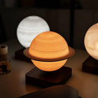 Levitating Lamp with Magnetic Rotation and Realistic Planet Design | Ambient Glow for Cosmic Home Decor
