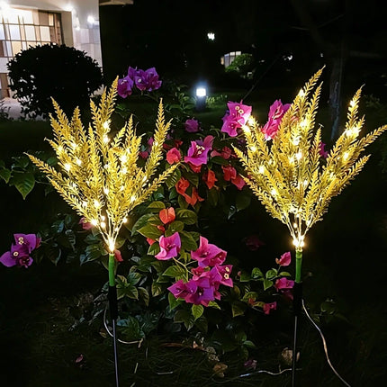 Solar Flower Lights for Garden with Timeless Floral Design | Durable Outdoor Décor for Enchanting Nighttime Glow