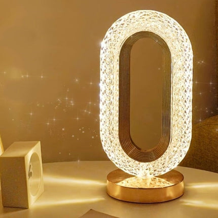 Dimmable Crystal Lamp with Adjustable Light Modes | Elegant Home Lighting for Relaxing Ambiance