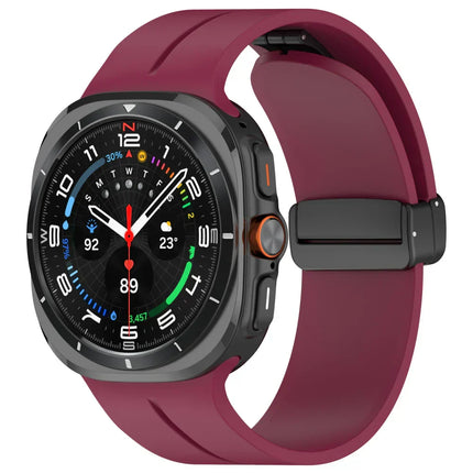 Silicone Watch Band for Samsung Galaxy Watch Ultra, Magnetic Samsung Watch Band with Stainless Steel Buckle – image 13