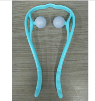 Six-Wheel Neck Massager Roller Tool with Dual Soft Balls | Dynamic Massage for Neck Relief and Relaxation