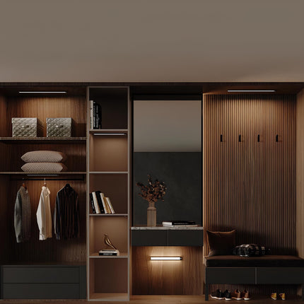 Motion Activated LED Light with USB Rechargeable Battery | Versatile Cordless Lighting for Closets and Hallways