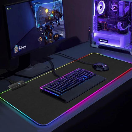 Mouse Pads, RGB Gaming Mouse Pad with 13 Light Modes – image 8