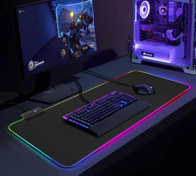 Mouse Pads, RGB Gaming Mouse Pad with 13 Light Modes – image 8