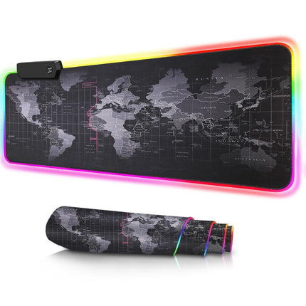 Mouse Pads, Large LED Desk Mat with Non Slip Rubber Base – image 9
