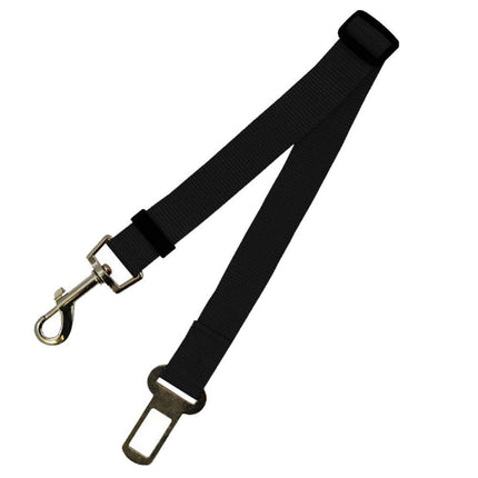 Durable Polyester Dog Leash with Fixed Strap for Safety | Adjustable Length for Comfortable Car Rides