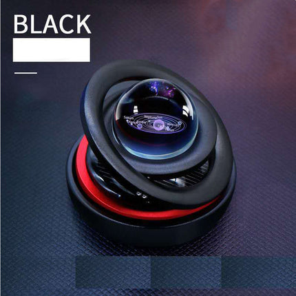 Solar Aromatherapy Car Freshener with Durable Metal Design | Long-Lasting Cologne Lemon Ocean Fragrance