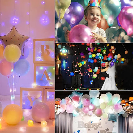 Tiny Glowing Pearls with LED Lights for Celebration Decor | Magical Twinkling Orbs for Enchanting Moments