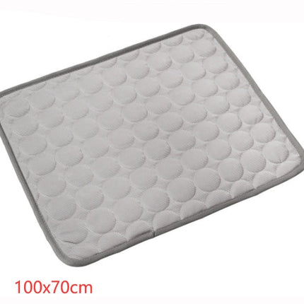 Pet Cooling Pad with Ice Silk Fabric for Instant Relief | Breathable Comfort for Dogs and Cats