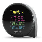 Wireless Weather Station Alarm Clock with Indoor/Outdoor Display | Multifunctional Design for Accurate Temperature and Humidity Monitoring