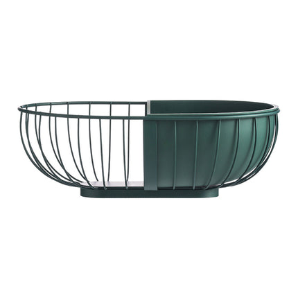 Wrought Iron Fruit Basket with Detachable Plate | Stylish Nordic Design for Organizing and Displaying Fruits and Vegetables