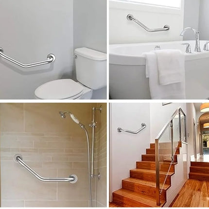 Shower Grab Bar 135 Degree Angled, Anti Slip Shower Safety Bar