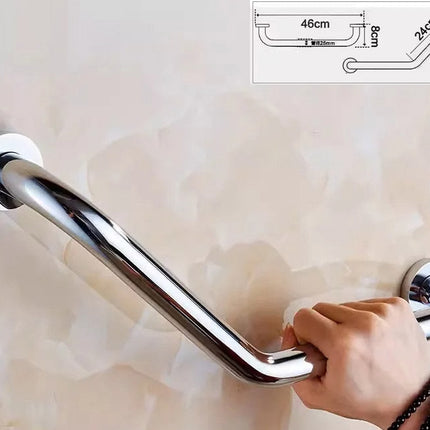 Shower Grab Bar 135 Degree Angled, Bathtub Grab Bar for Elderly – image 4
