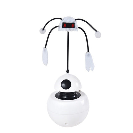 Three-in-One Robot Tumbler Cat Toy with Laser & Wobble Action | Engaging Play for Active Felines