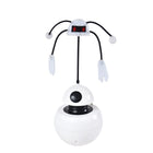 Three-in-One Robot Tumbler Cat Toy with Laser & Wobble Action | Engaging Play for Active Felines