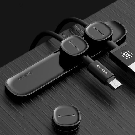 Magnetic Cable Organizer Clip with Strong TPU Design | Tangle-Free Solution for Charging and Data Cables