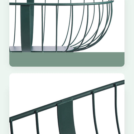 Wrought Iron Fruit Basket with Detachable Plate | Stylish Nordic Design for Organizing and Displaying Fruits and Vegetables