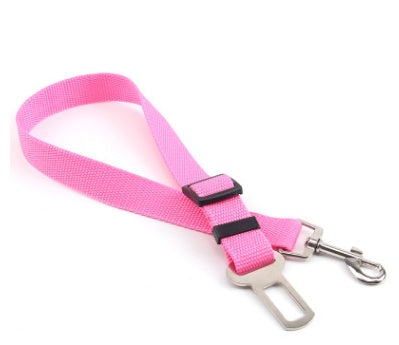 Durable Polyester Dog Leash with Fixed Strap for Safety | Adjustable Length for Comfortable Car Rides