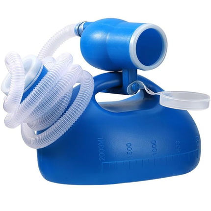 Urinal Bottle for Adults and Kids, Portable Urinal for Car and Travel, Reusable Pee Bottle with Cap for Camping