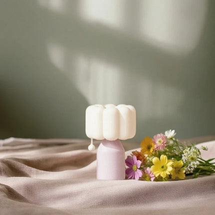 Cloud-Soft Touch Control Table Lamp with Rechargeable Battery | Portable Cozy Lighting for Any Space