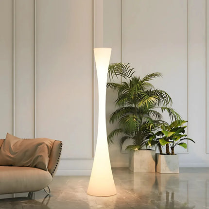 Weatherproof Floor Lamp with Hourglass Design & Remote Control | Versatile Illumination for Indoor and Outdoor Spaces