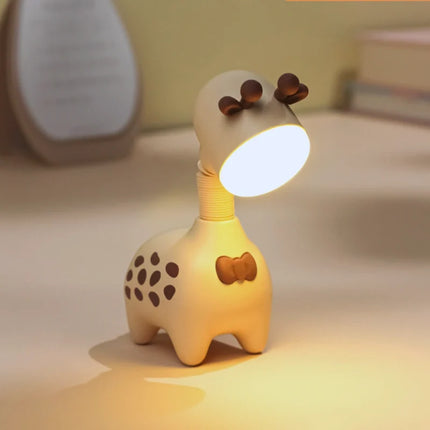 Rechargeable FlexaRaffe™ Night Light with 360° Flexible Neck | Gentle Glow for Bedtime Comfort and Imagination