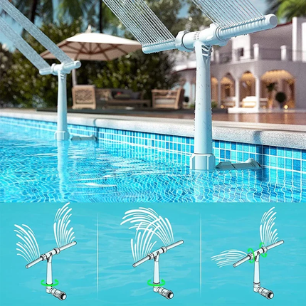 Swimming Pool Fountain Sprayer with Cooling Mist, Pool Water Feature for Summer – image 12