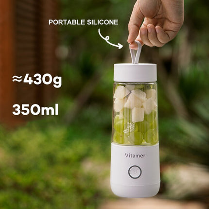 350ml Portable Blender Juicer with USB Rechargeable Battery | Convenient Smoothie Maker for On-the-Go Refreshments