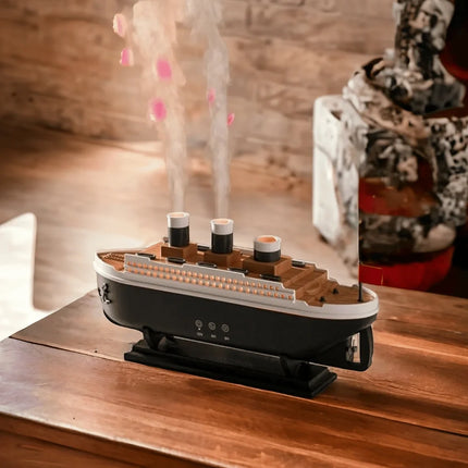 Titanic Humidifier with Ultrasonic Technology & Remote Control | Elegant Air Quality Booster for Health and Relaxation