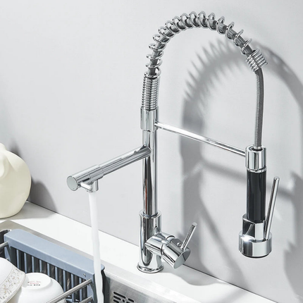 Pull Down Kitchen Faucet with Sprayer, Kitchen Sink Faucet for Hot and Cold Water – image 15