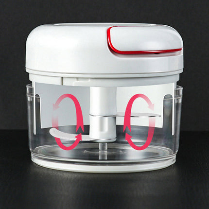 Mini Food Chopper for Garlic, Onion & Ginger with Stainless Steel Blades | Easy Meal Prep for Delicious Sauces and Salads