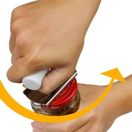 Stainless Steel Adjustable Bottle Opener with Ergonomic Handle | Versatile Tool for Effortless Cap Opening