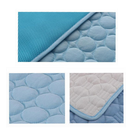 Pet Cooling Pad with Ice Silk Fabric for Instant Relief | Breathable Comfort for Dogs and Cats