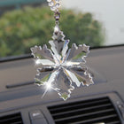 Snowflake Pendant Rearview Mirror Ornament for Car Decoration | Sparkling Gift for Winter Charm