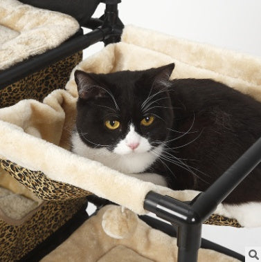 Cat Climbing Frame with Sisal Rope & Durable Cloth | Fun Multi-Purpose Stand for Play and Relaxation