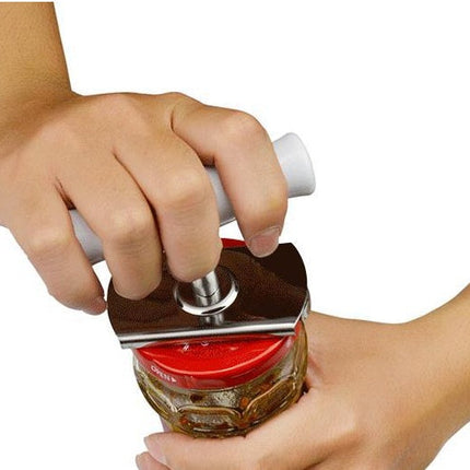 Stainless Steel Adjustable Bottle Opener with Ergonomic Handle | Versatile Tool for Effortless Cap Opening