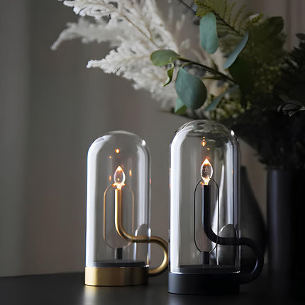 Vintage Lanterns Decorative, Rechargeable Vintage Lamp with Swinging Pendulum – image 4